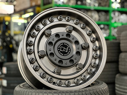 New 18X9.5 ET-18 Black Rhino Armory Rim (4 wheel) Matt Black 6X139.7