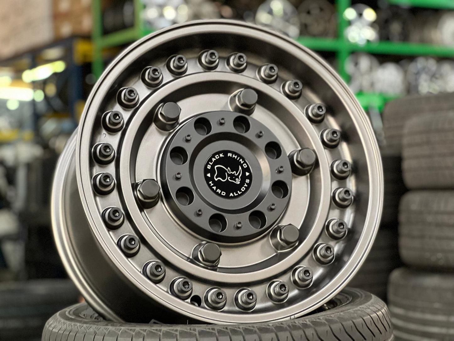 New 18X9.5 ET-18 Black Rhino Armory Rim (4 wheel) Matt Black 6X139.7