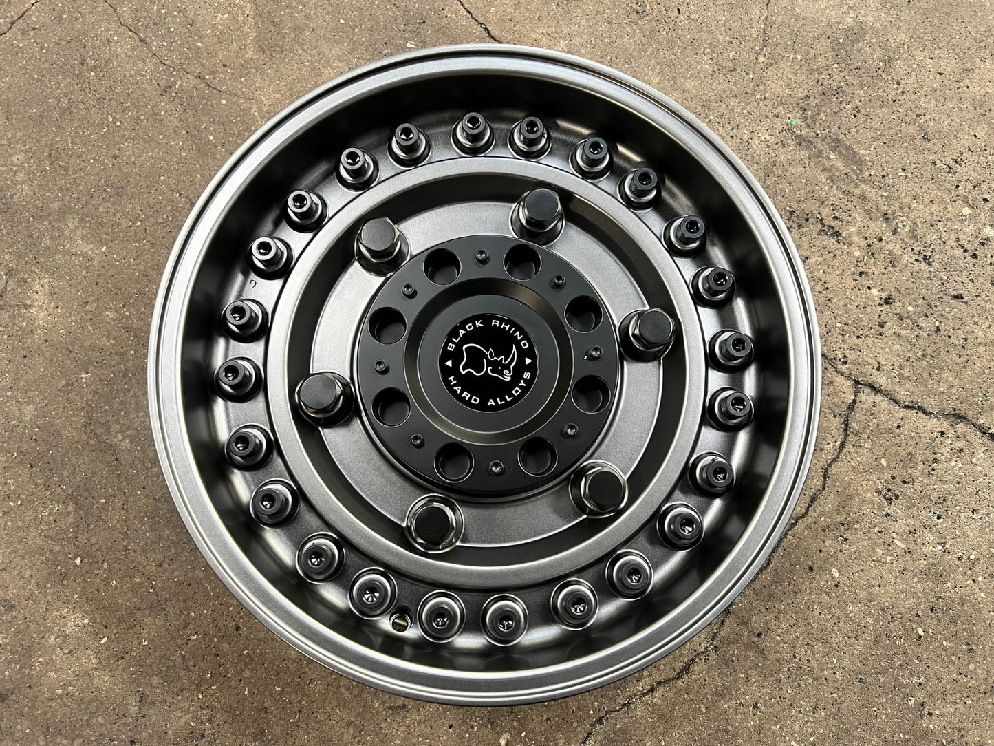 New 18X9.5 ET-18 Black Rhino Armory Rim (4 wheel) Matt Black 6X139.7