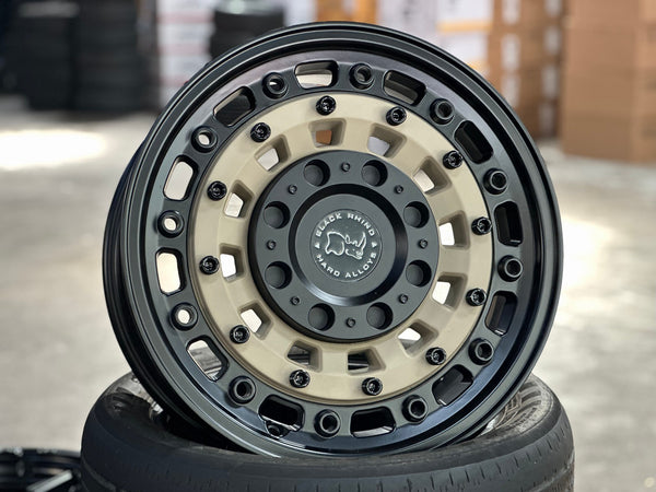 New 18X8 ET30 Black Rhino ArsenalRim (4 wheel) Matt Black 5X114.3