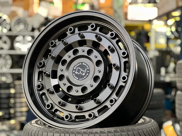 New 18X9.5 ET12 Black Rhino ArsenalRim (4 wheel) Matt Black 5X150