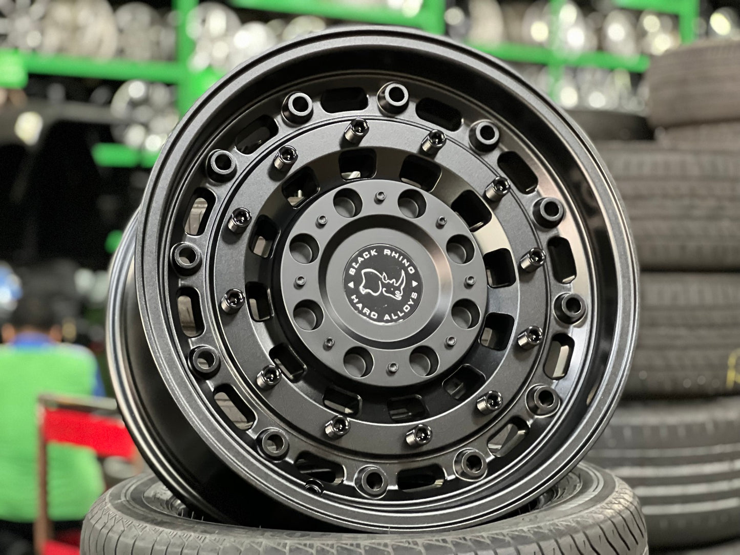 New 18X9.5 ET12 Black Rhino Arsenal Rim (4 wheel) Matt Black 5X139