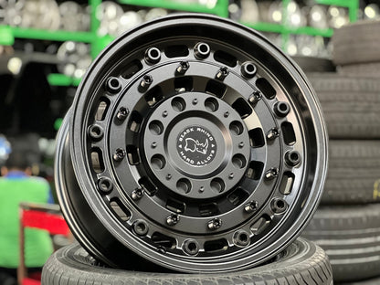 New 18X9.5 ET12 Black Rhino ArsenalRim (4 wheel) Matt Black 5X150