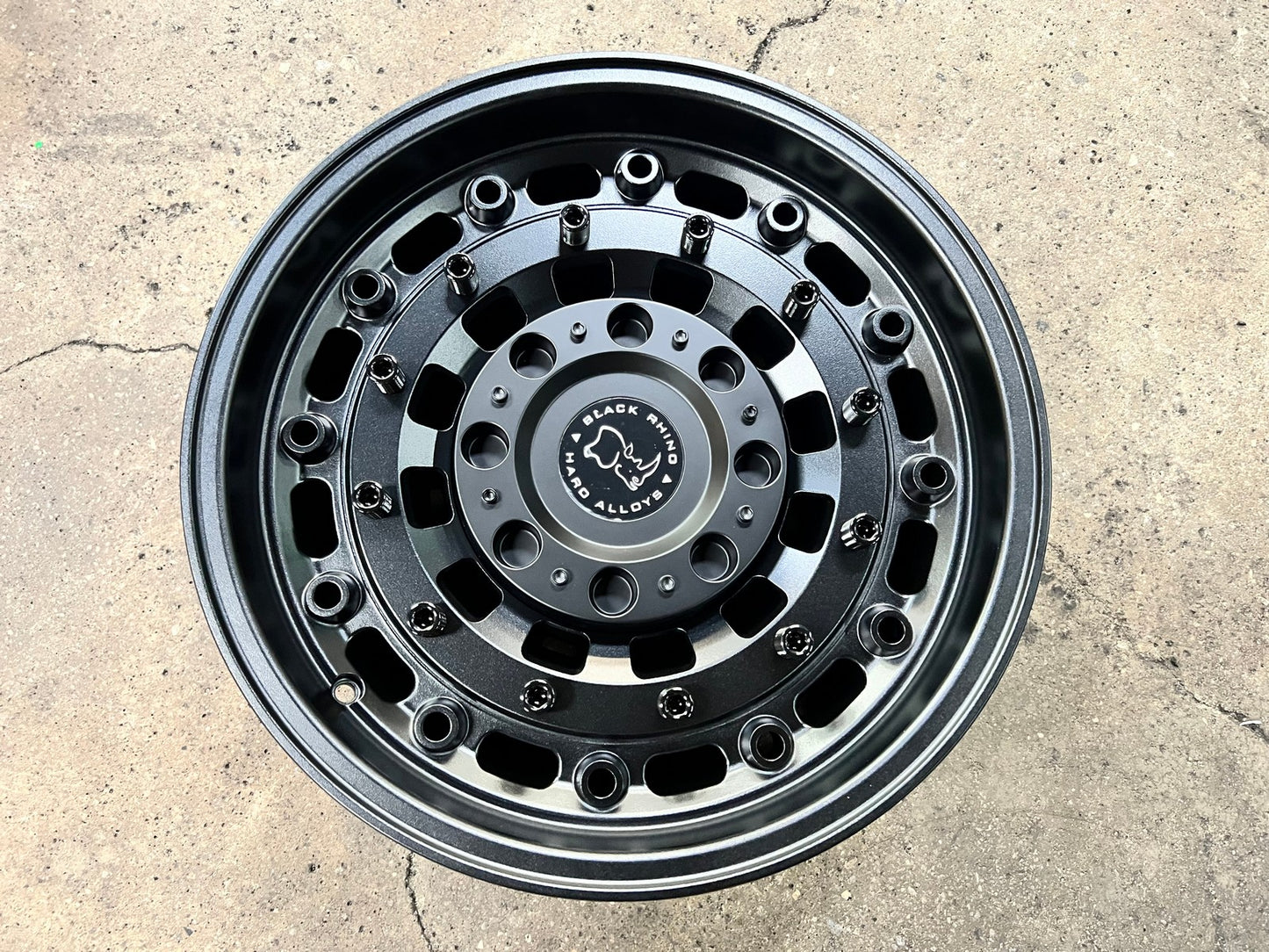 New 18X9.5 ET12 Black Rhino ArsenalRim (4 wheel) Matt Black 5X150