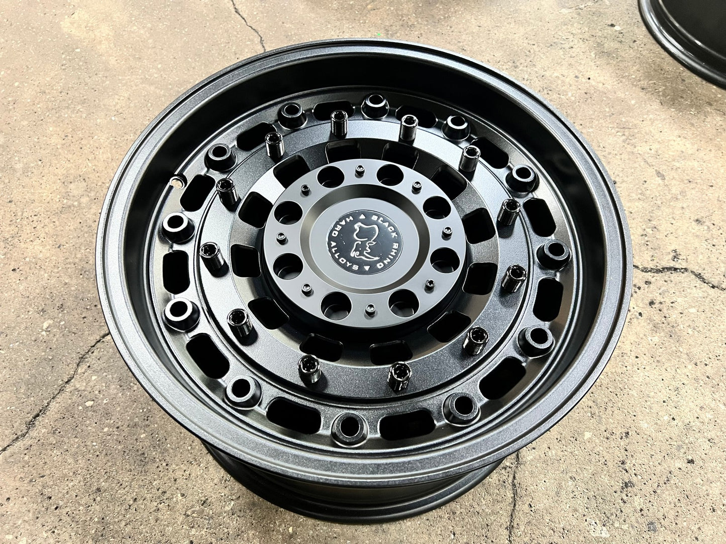 New 18X9.5 ET12 Black Rhino ArsenalRim (4 wheel) Matt Black 5X150