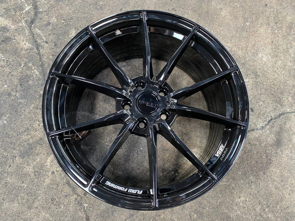 New 18X8.5 ET43 Asga ARF06 Rim (4 wheel) Gloss Black 5X100