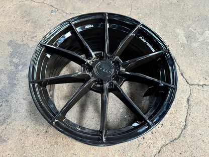 New 18X8.5 ET43 Asga ARF06 Rim (4 wheel) Gloss Black 5X108
