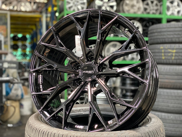 New 18X8.5 ET43 Asga ARF10 Rim (4 wheel) Gloss Black 5X108