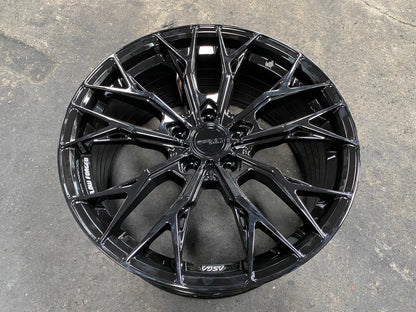 New 18X8.5 ET43 Asga ARF10 Rim (4 wheel) Gloss Black 5X108