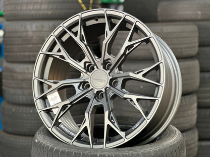 New 18X8.5 ET43 Asga ARF10 Rim (4 wheel) Matt Gunmetal 5X114.3