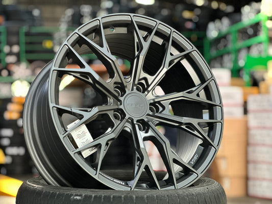 NEW 18X8.5 ET43 Asga ARF10 Rim (4 wheel) Flat Gunmetal 5X112