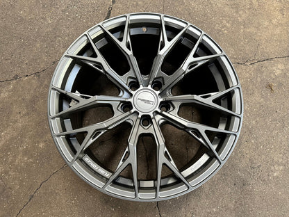 New 18X8.5 ET43 Asga ARF10 Rim (4 wheel) Matt Gunmetal 5X112