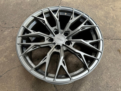 New 18X8.5 ET43 Asga ARF10 Rim (4 wheel) Matt Gunmetal 5X114.3