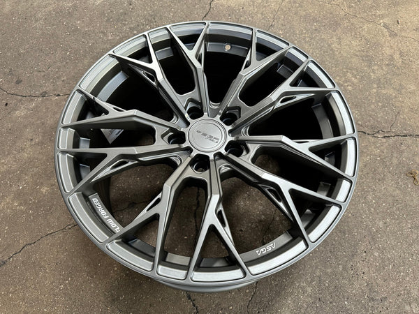 New 18X8.5 ET43 Asga ARF10 Rim (4 wheel) Matt Gunmetal 5X114.3