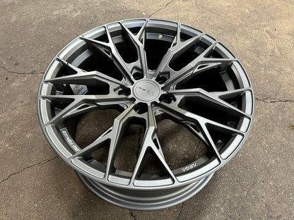 New 18X8.5 ET43 Asga ARF10 Rim (4 wheel) Matt Gunmetal 5X112