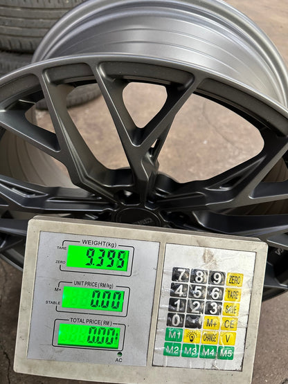 New 18X8.5 ET43 Asga ARF10 Rim (4 wheel) Matt Gunmetal 5X112