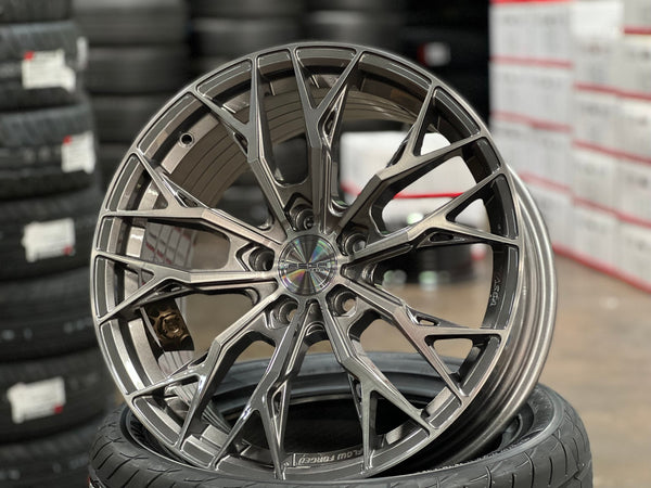 New 18X8.5 ET43 Asga ARF10 Rim (4 wheel) Gloss Gunmetal 5X114.3