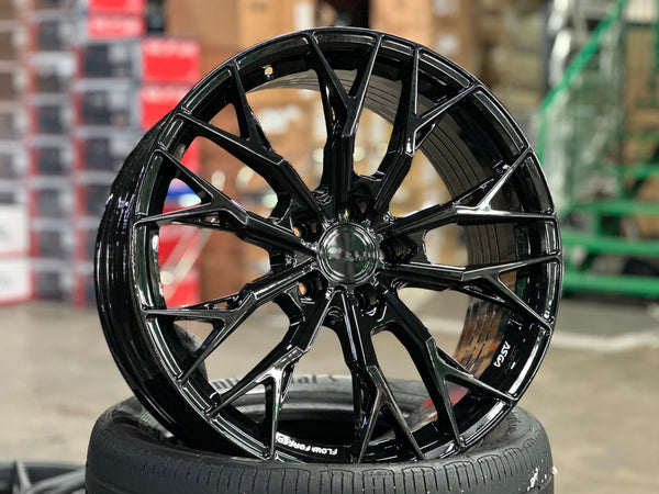 New 19X8.5 ET30 Asga ARF10 Rim (4 wheel) Gloss Black 5X112