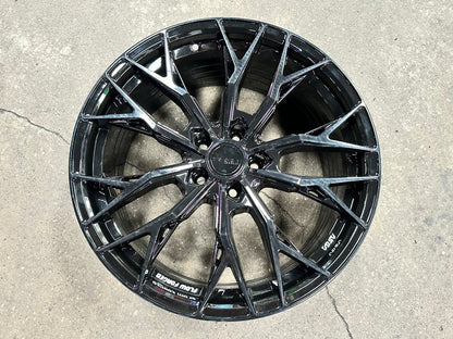 New 19X8.5 ET30 Asga ARF10 Rim (4 wheel) Gloss Black 5X112