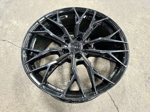 New 19X8.5 ET30 Asga ARF10 Rim (4 wheel) Gloss Black 5X112