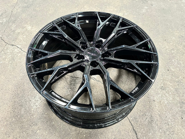 New 19X8.5 ET30 Asga ARF10 Rim (4 wheel) Gloss Black 5X112