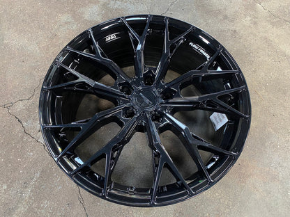 New 19X8.5 ET43 Asga ARF10 Rim (4 wheel) Gloss Black 5X112