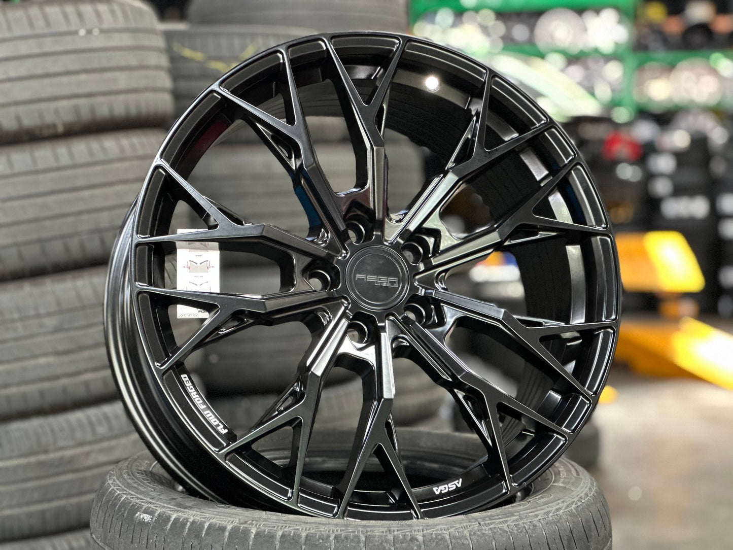 New 19X8.5 ET43 Asga ARF10 Rim (4 wheel) Matt Black 5X112