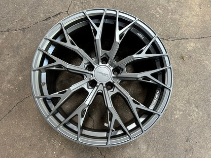New 19X8.5 ET43 Asga ARF10 Rim (4 wheel) Matt Gunmetal 5X112