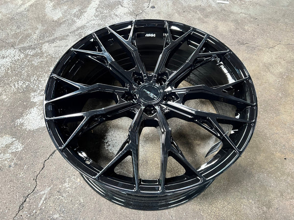 New 20X8.5 ET42 Asga ARF10 Rim (4 wheel) Gloss Black 5X114.3
