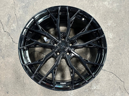 New 19X9.5 ET37 Asga ARF10 Rim (4 wheel) Gloss Black 5X114.3