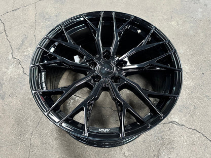 New 19X9.5 ET37 Asga ARF10 Rim (4 wheel) Gloss Black 5X112