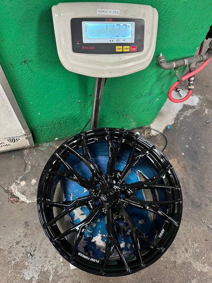 New 19X9.5 ET37 Asga ARF10 Rim (4 wheel) Gloss Black 5X112