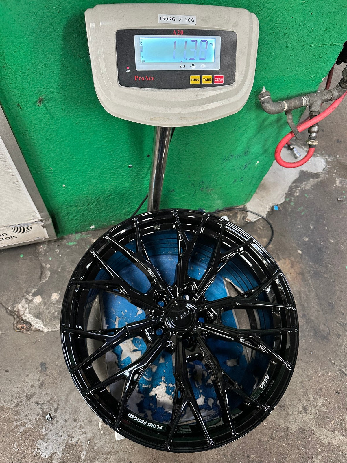 New 19X9.5 ET37 Asga ARF10 Rim (4 wheel) Gloss Black 5X114.3