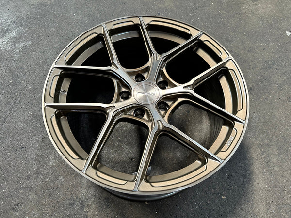 New 18X8.5 ET43 Asga ARF12 Rim (4 wheel) Gloss Bronze 5X114.3