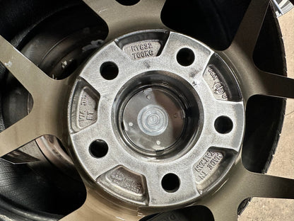 New 18X8.5 ET43 Asga ARF12 Rim (4 wheel) Gloss Bronze 5X112