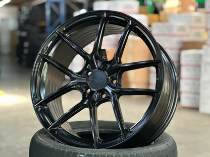 New 19X8.5 ET43 Asga ARF12 Rim (4 wheel) Matt Black 5X114.3