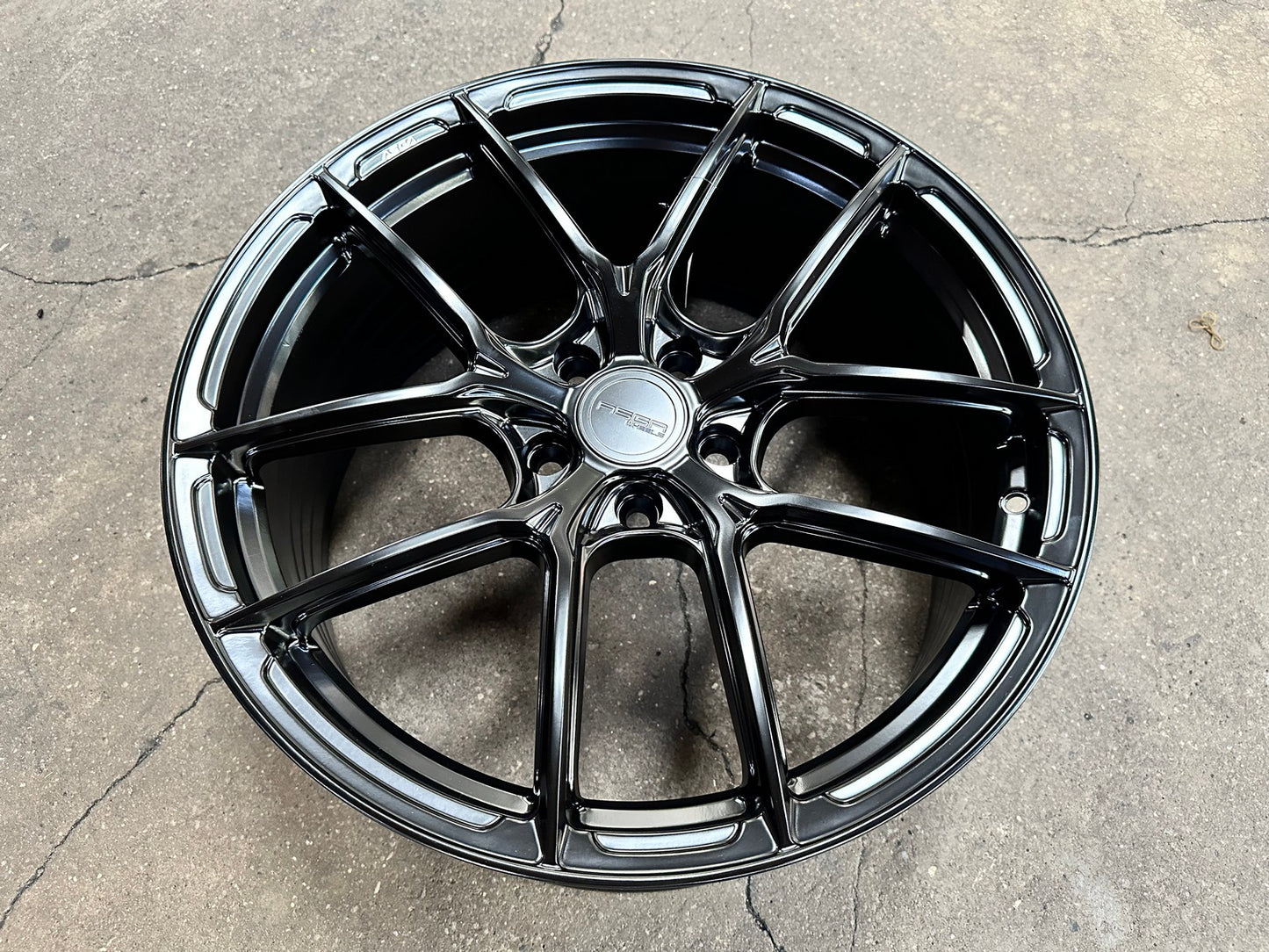 New 19X8.5 ET43 Asga ARF12 Rim (4 wheel) Matt Black 5X112