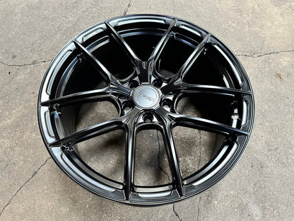 New 19X8.5 ET43 Asga ARF12 Rim (4 wheel) Matt Black 5X112