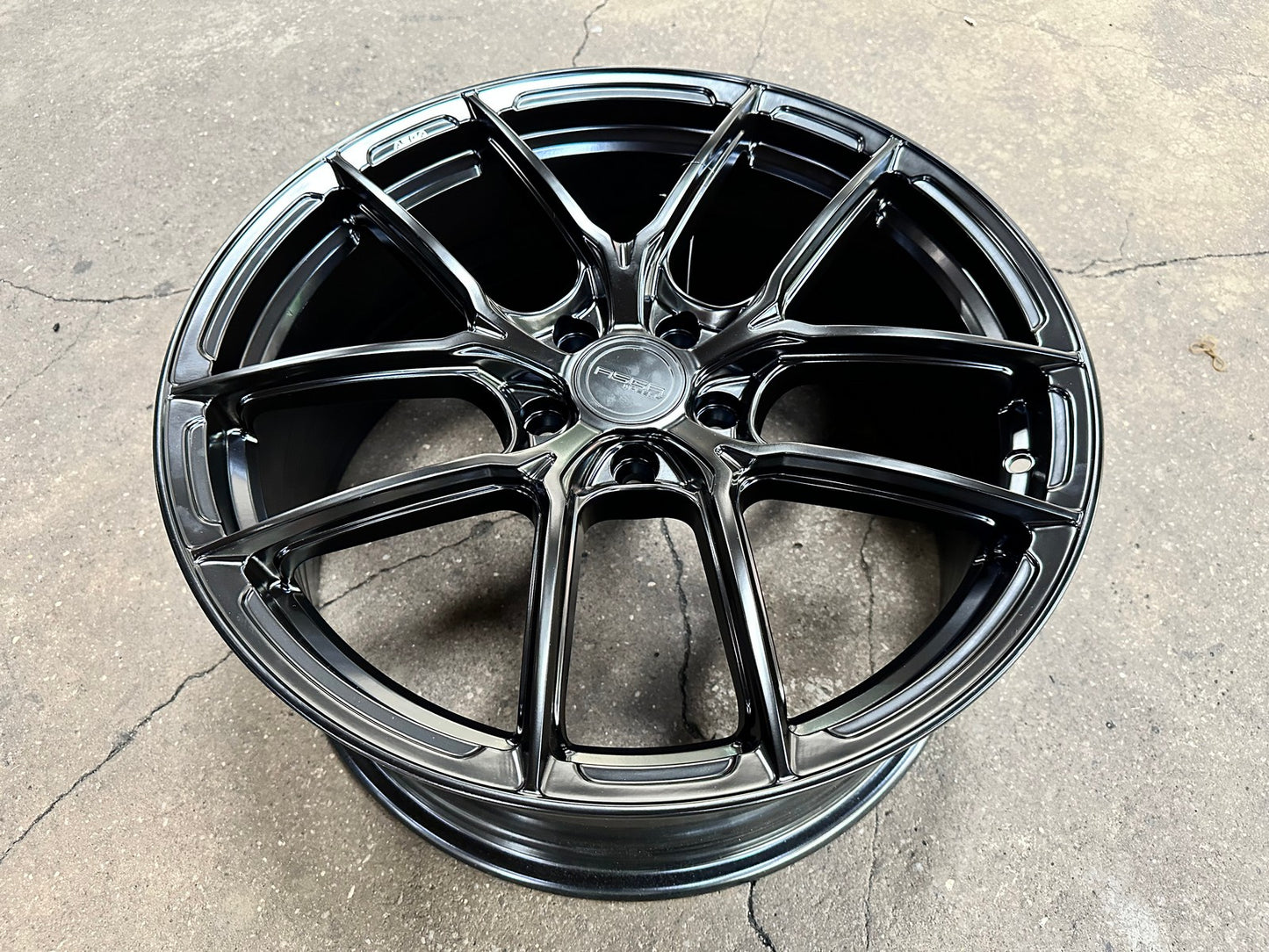 New 19X8.5 ET43 Asga ARF12 Rim (4 wheel) Matt Black 5X112