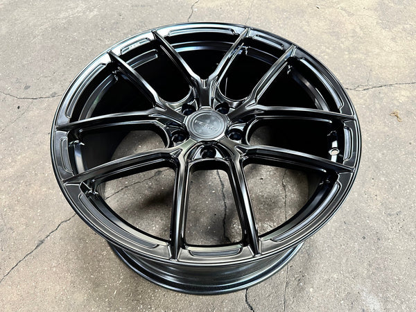 New 19X8.5 ET43 Asga ARF12 Rim (4 wheel) Matt Black 5X112