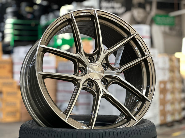 New 19X8.5 ET43 Asga ARF12 Rim (4 wheel) Gloss Bronze 5X112