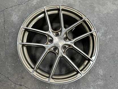 New 19X8.5 ET43 Asga ARF12 Rim (4 wheel) Gloss Bronze 5X114.3