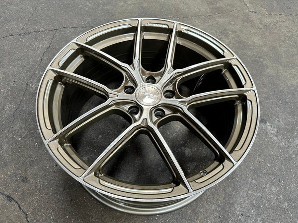 New 19X8.5 ET43 Asga ARF12 Rim (4 wheel) Gloss Bronze 5X114.3