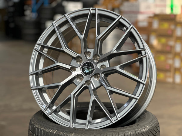 New 17X7.5 ET40 VFF107 Design Rim (4 wheel) Gloss Gunmetal 4X100