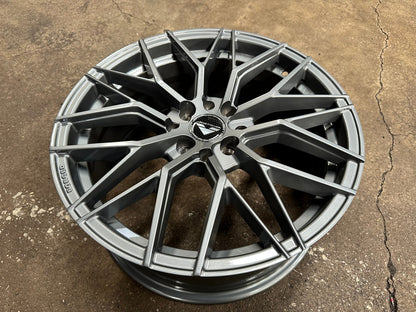 New 17X7.5 ET40 VFF107 Design Rim (4 wheel) Gloss Gunmetal 4X100