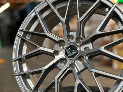New 17X7.5 ET40 VFF107 Design Rim (4 wheel) Gloss Gunmetal 4X100