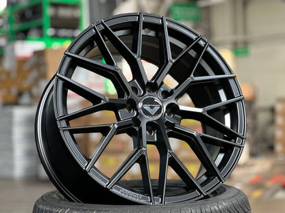 New 17X7.5 ET40 VFF107 Design Rim (4 wheel) Matt Black 4X100