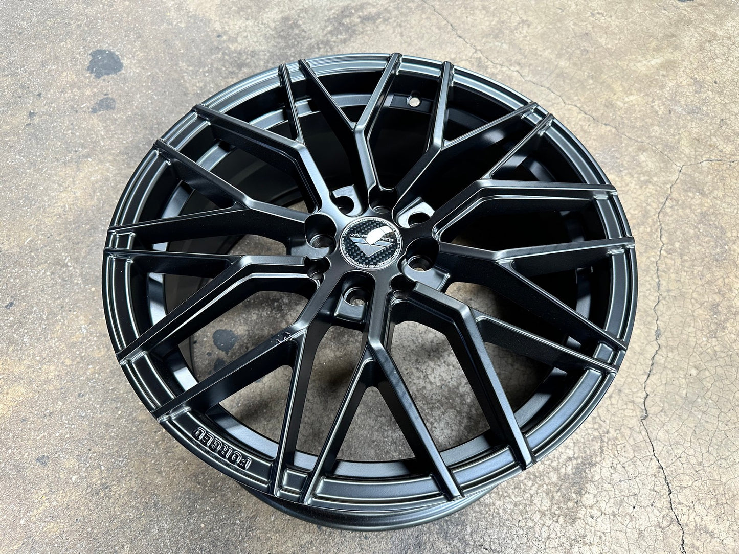 New 17X7.5 ET40 VFF107 Design Rim (4 wheel) Matt Black 4X114.3