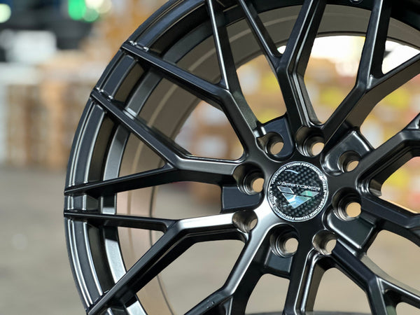 New 17X7.5 ET40 VFF107 Design Rim (4 wheel) Matt Black 4X114.3