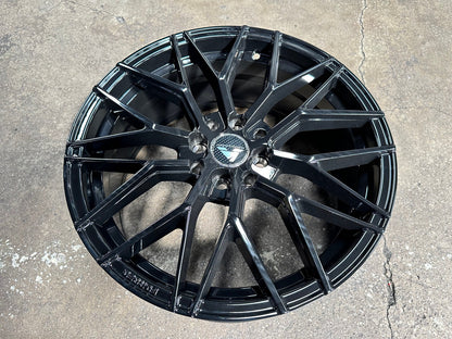 New 17X7.5 ET40 VFF107 Design Rim (4 wheel) Gloss Black 4X100